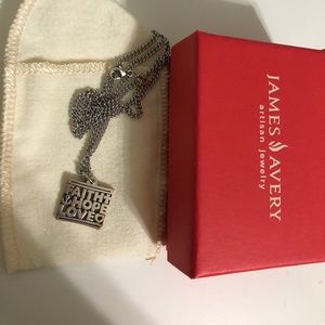 Faith Hope Love James Avery necklace